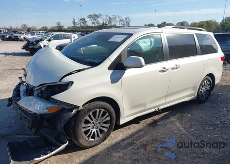 2018 Toyota Sienna Xle Premium 8 Passenger из США, поврежденный, VIN 5TDYZ3DC7JS923119